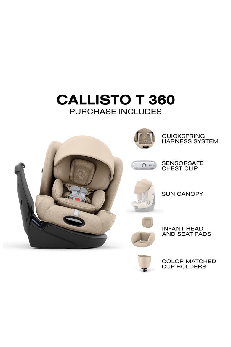 Callisto T 360 All-in-One Car Seat, Alternate, color, COZY BEIGE