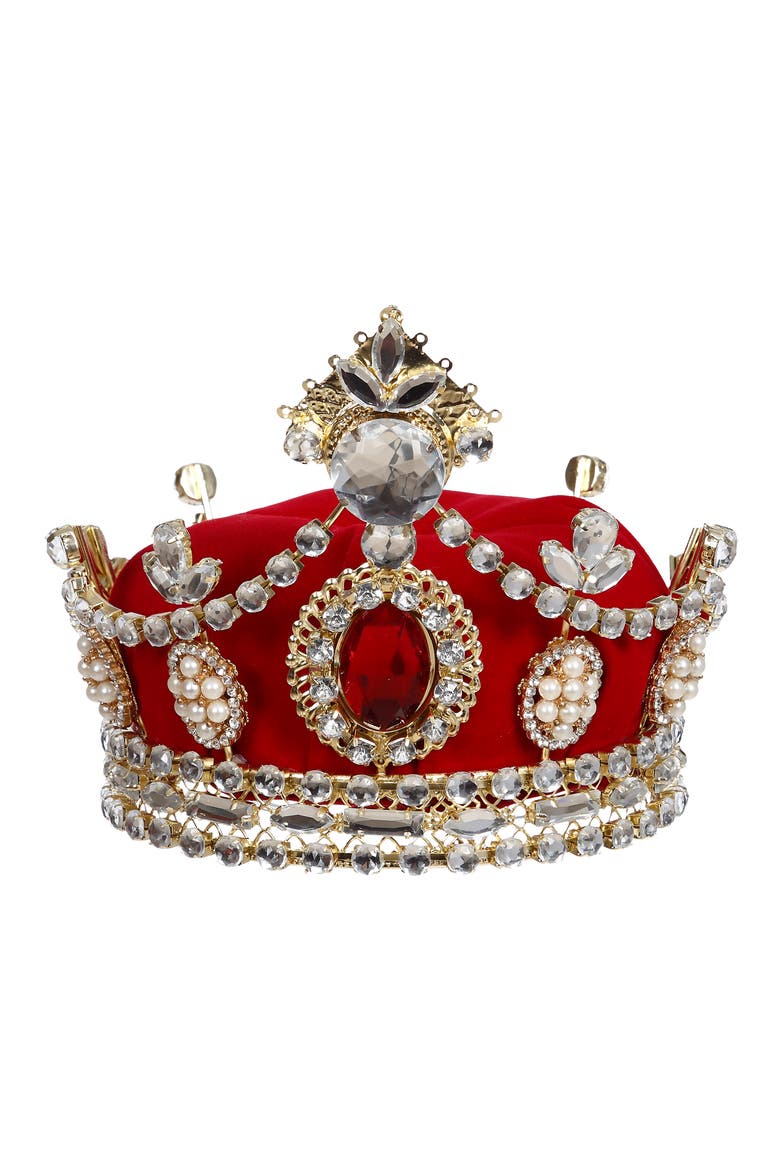 Tiara Crown, Set of 2, Main, color, Red