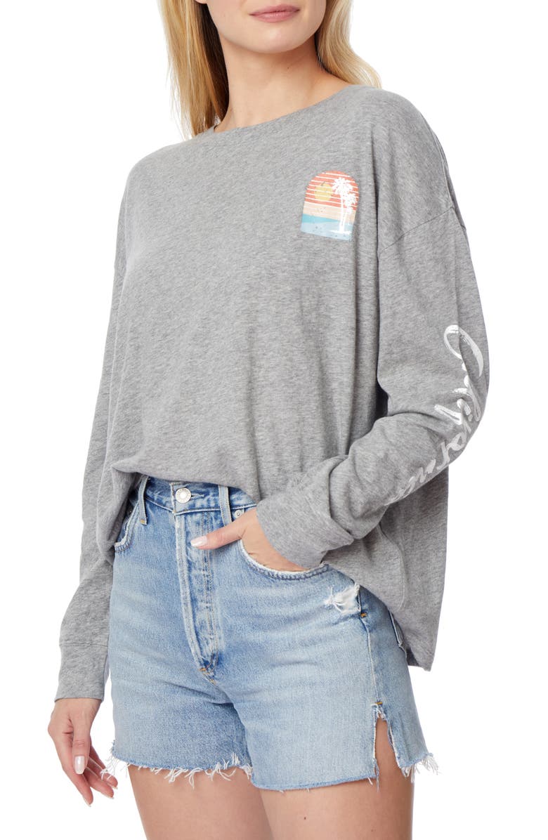C & C California Jordan Long Sleeve Cotton Graphic Tee, Main, color,