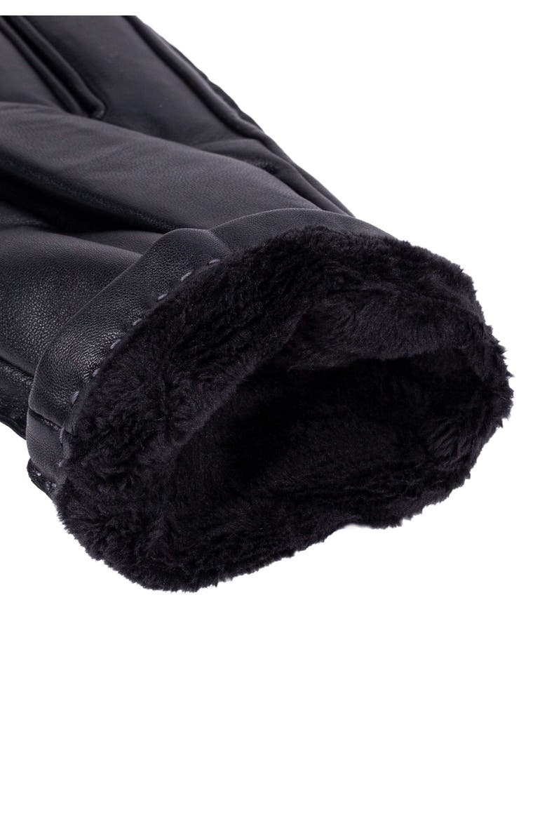 Hand-sewn Premium Lamb Leather Touchscreen Gloves, Alternate, color, black