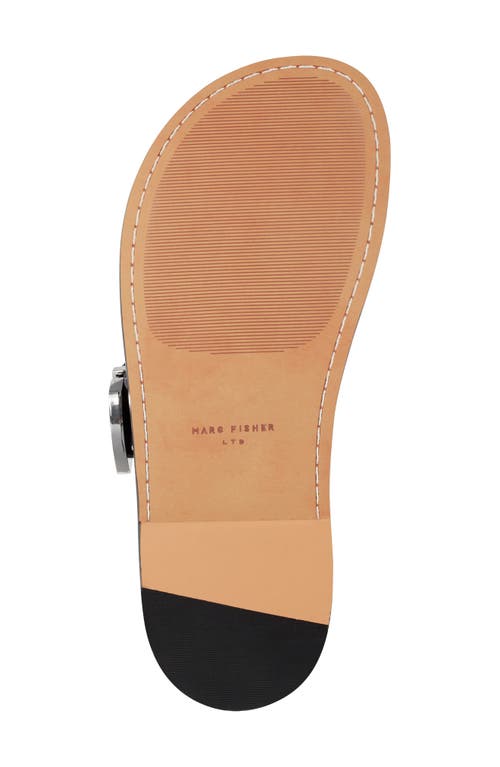 Marc Fisher Hallyn Slide Sandal In Black1