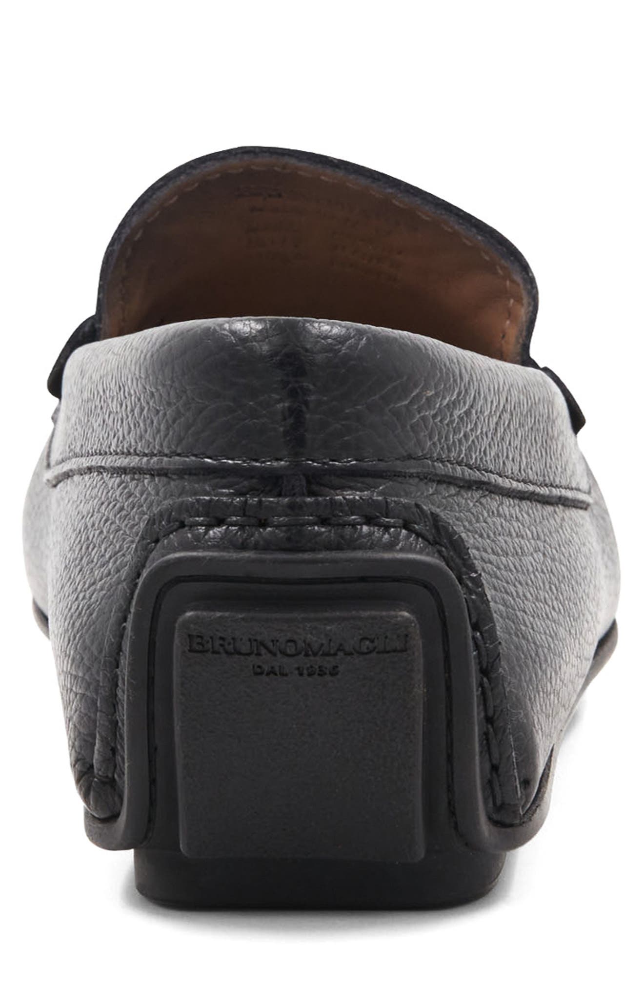 Bruno Magli Taranto Penny Loafer, Alternate, color, Black Tumbled