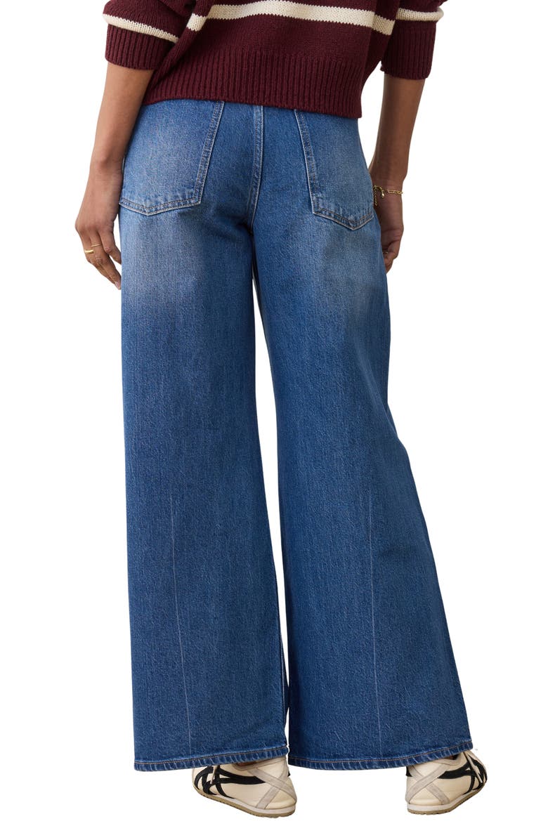 Marine Layer Charlie Wide Leg Jeans, Alternate, color, Medium Wash