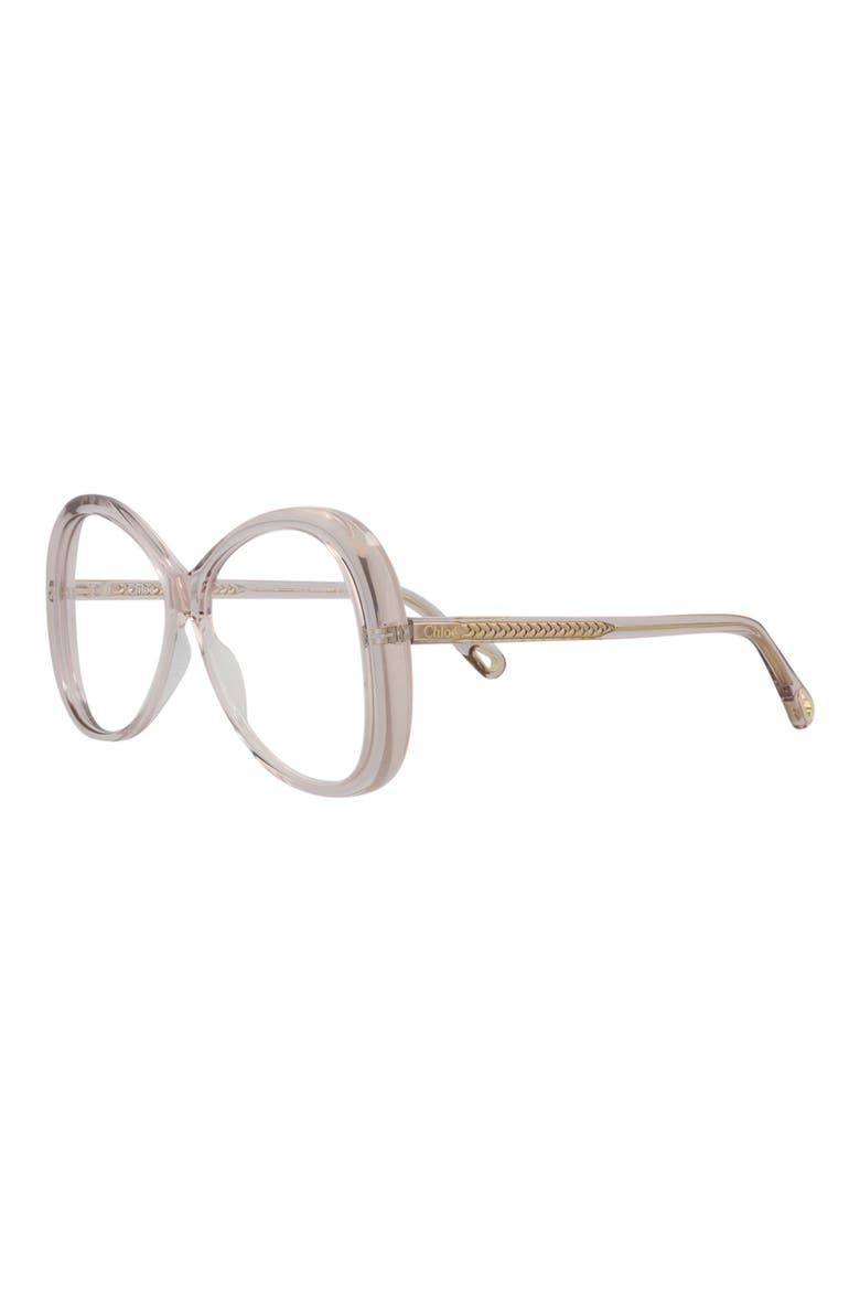 56mm Core Oversize Optical Frames, Alternate, color, PINK PINK TRANSPARENT