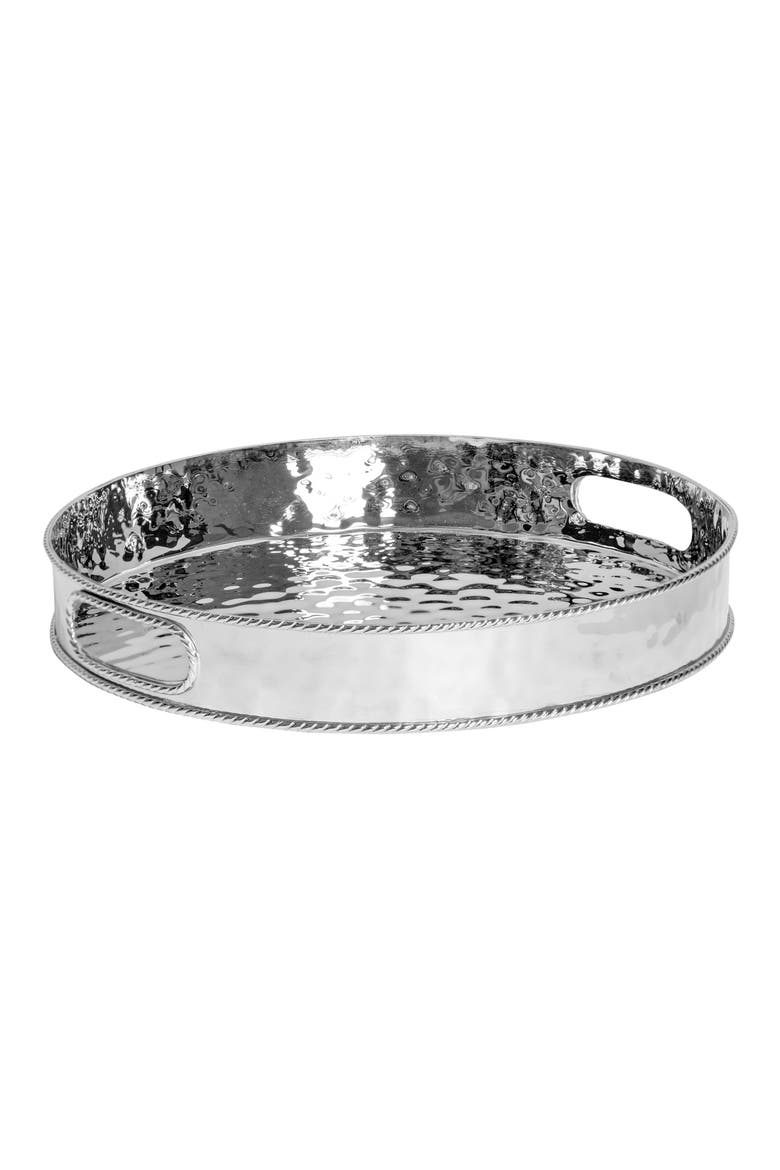 Graham Serving Tray, Main, color, SILVER
