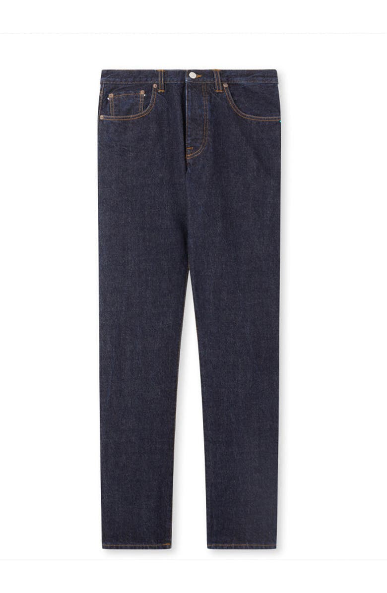 Fortela Selvedge Denim Trousers, Main, color, Ivory