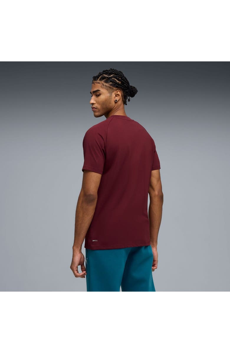 PUMA Men's Puma Maroon Portugal National Team PumaTech Pocket T-Shirt, Alternate, color, Maroon