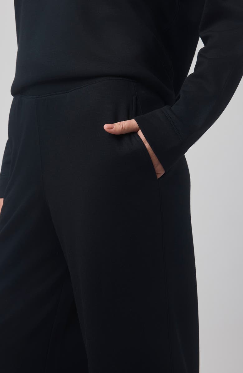 Splendid x @cellajaneblog Interlock Pants, Alternate, color, Black