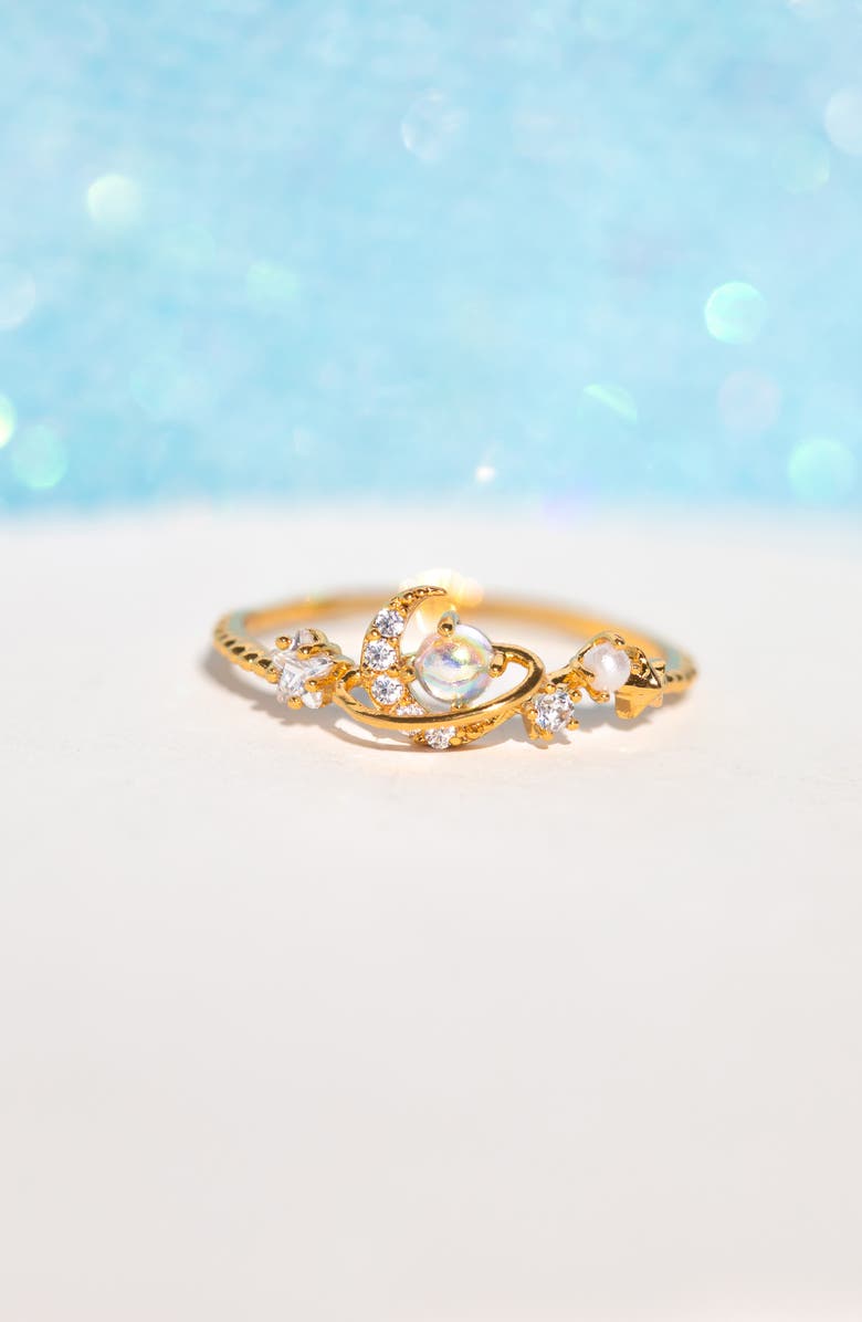 Girls Crew Across the Universe Ring, Alternate, color, Gold