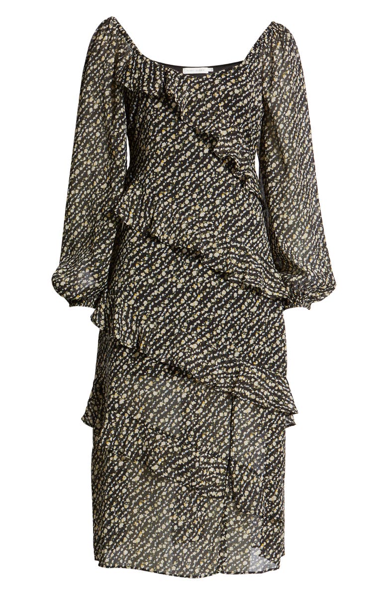 FLORET STUDIOS Long Sleeve Layered Midi Dress, Alternate, color, 