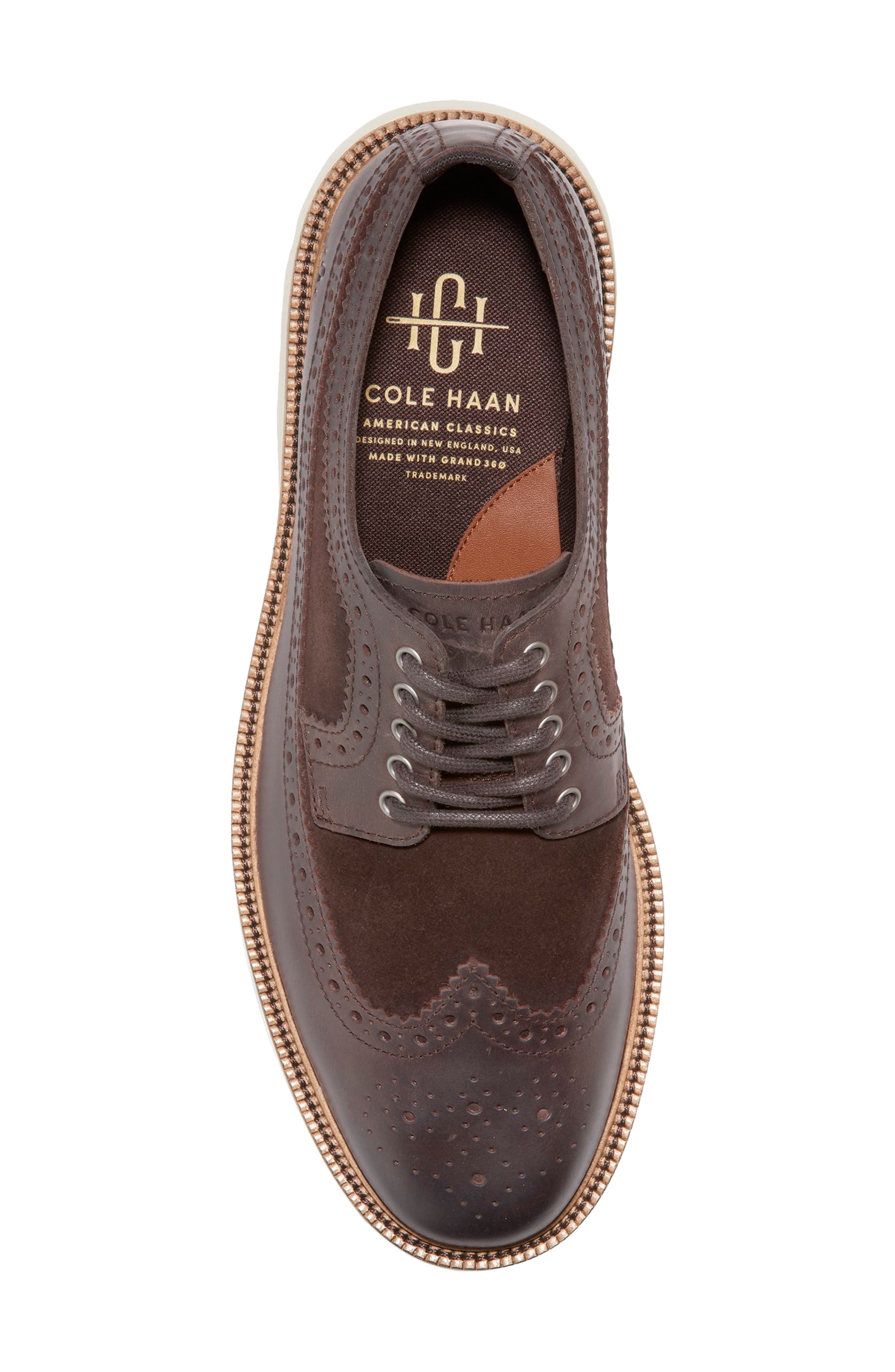 Cole Haan American Classics Longwing Oxford Shoe, Alternate, color, 
