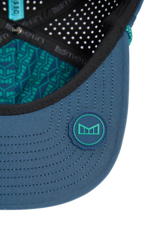 Melin Coronado Brick Hydro Performance Snapback Hat In Deep Dive