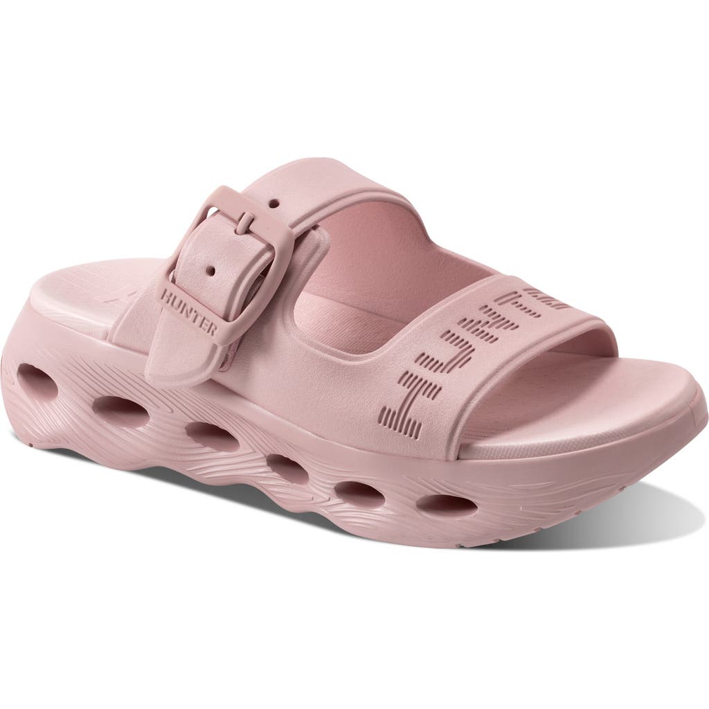 Hunter Greta Slide Sandal In Pink