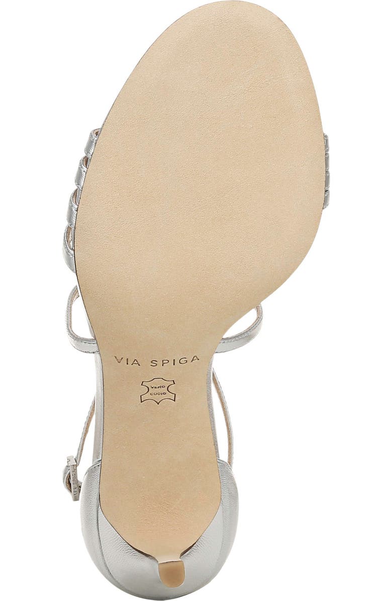 Via Spiga Mila Metallic Sandal, Alternate, color,