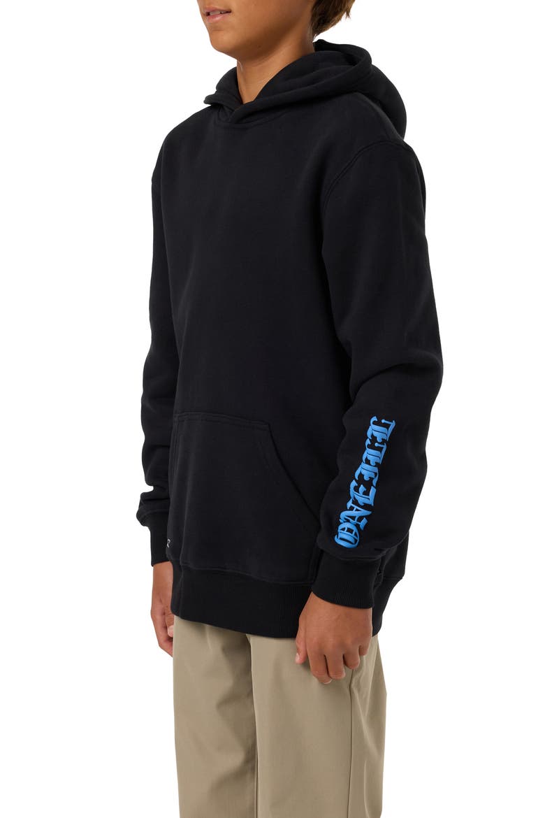 Kids' Isolate Classic Fleece Hoodie, Alternate, color, BLACK