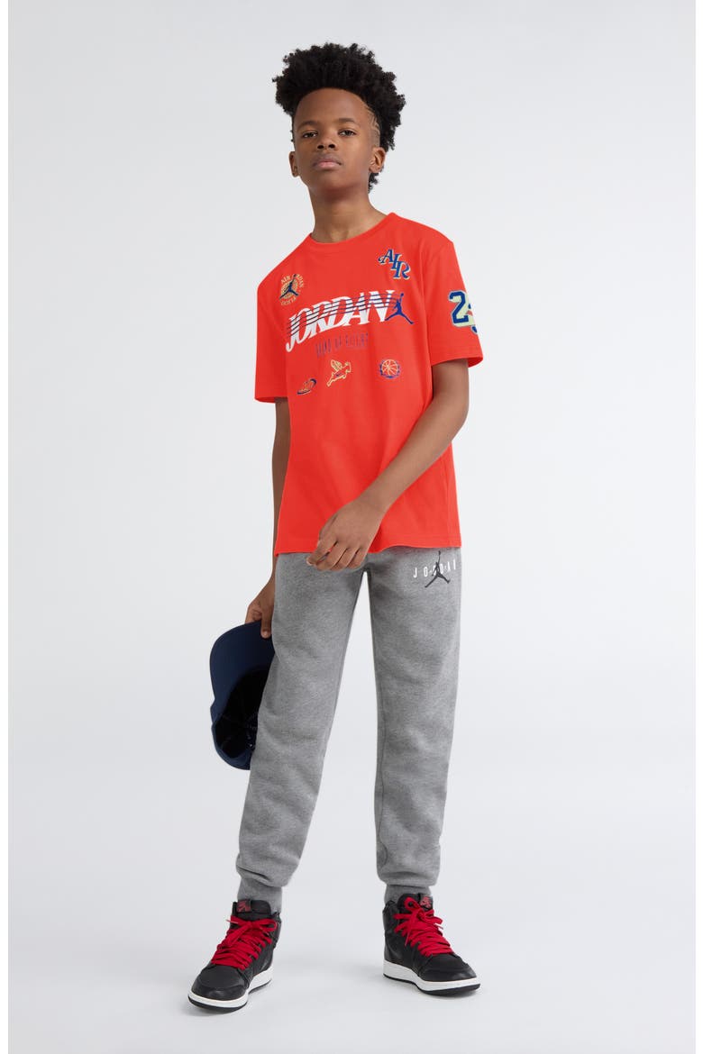 Kids' Sports Club Short Sleeve T-Shirt, Alternate, color, INFRARED