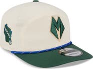New Era Men's New Era Cream/Hunter Green Milwaukee Bucks 2025/26 City Edition 19TWENTY Adjustable Hat
