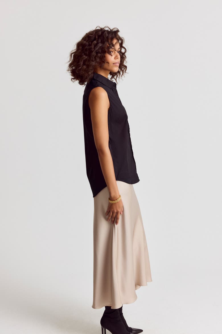 The Sleeveless Shirt, Alternate, color, Black