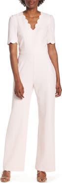 Harper Rose Scallop V-Neck Jumpsuit