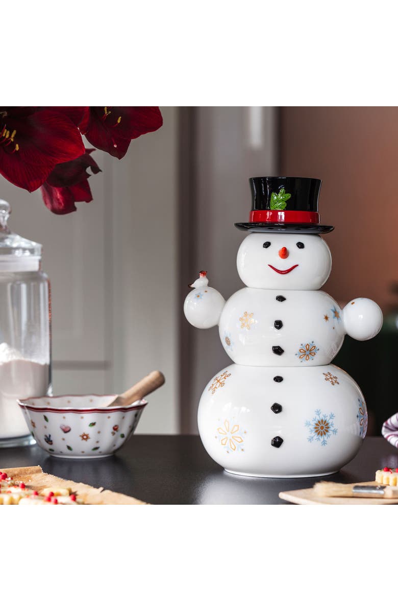 Villeroy & Boch Christmas Toys Memory Snowman Jar, Alternate, color, Multi
