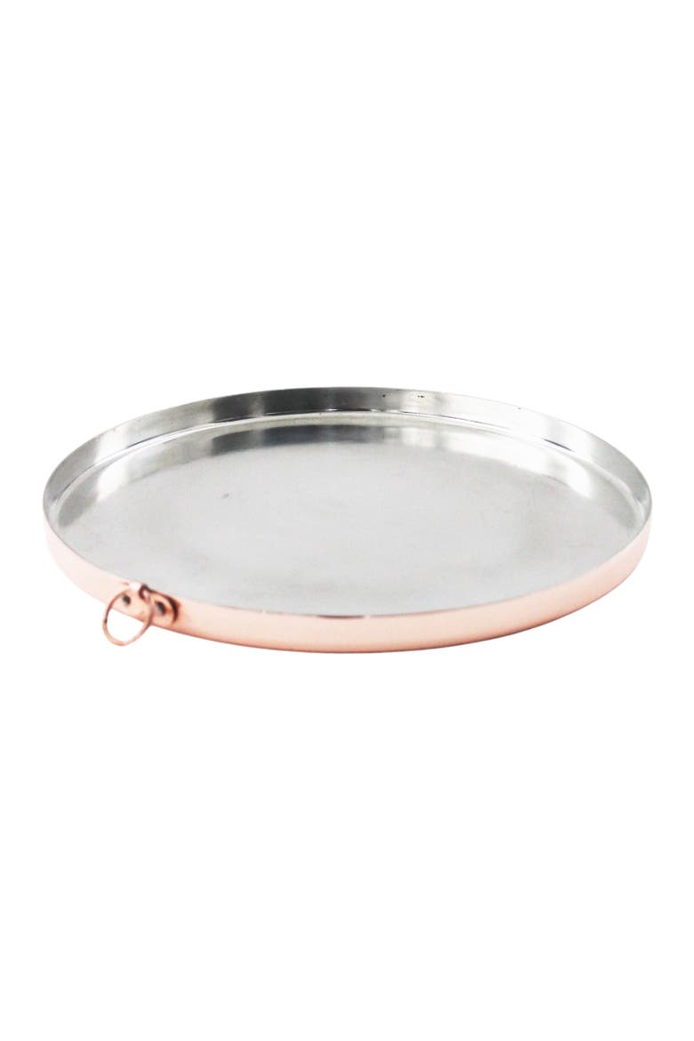 Vintage Inspired Copper Round Baking Tray, Main, color, Copper