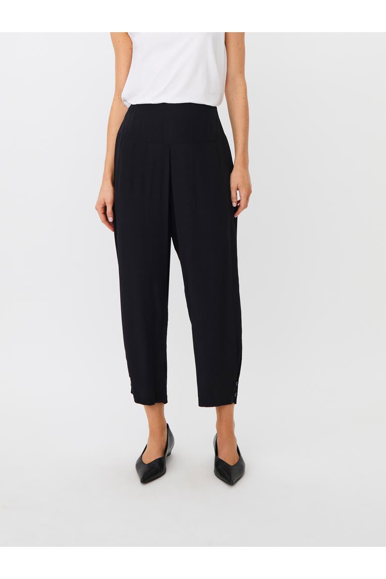 MaPenna High-Waist Draped Trousers, Main, color, Black