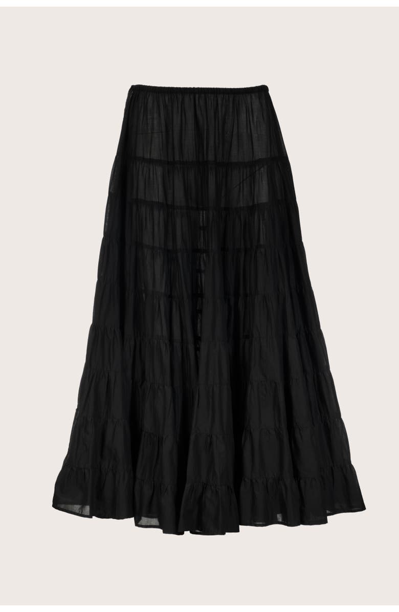 Merlette Chandni Skirt, Alternate, color, Black