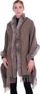 GORSKI Select Double Face Wool/Cashmere Stole With Trim