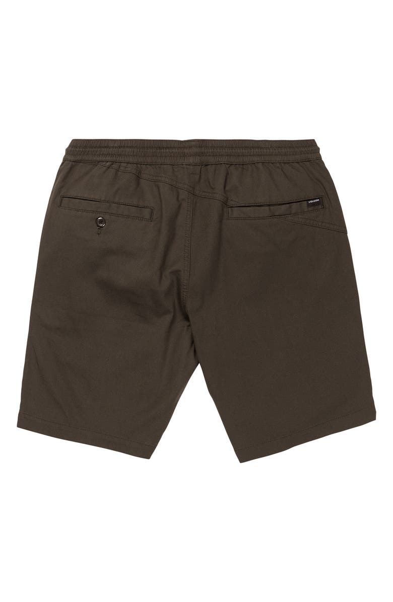 Volcom Frickin' Mix Elastic Waist Cotton Shorts, Alternate, color,