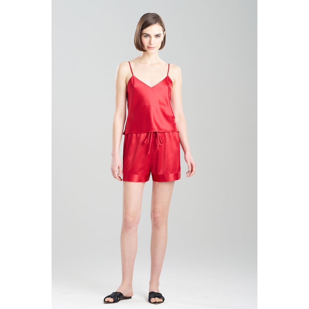 Natori Glamour OTH PJ in Brocade Red