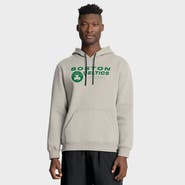 FANATICS Men's Fanatics Off White Boston Celtics Crossover Collection Blocked Shot Premium Pullover Hoodie