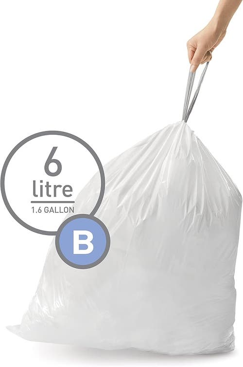 Simplehuman Code B Custom Fit Liners With Quick Dispense Packs