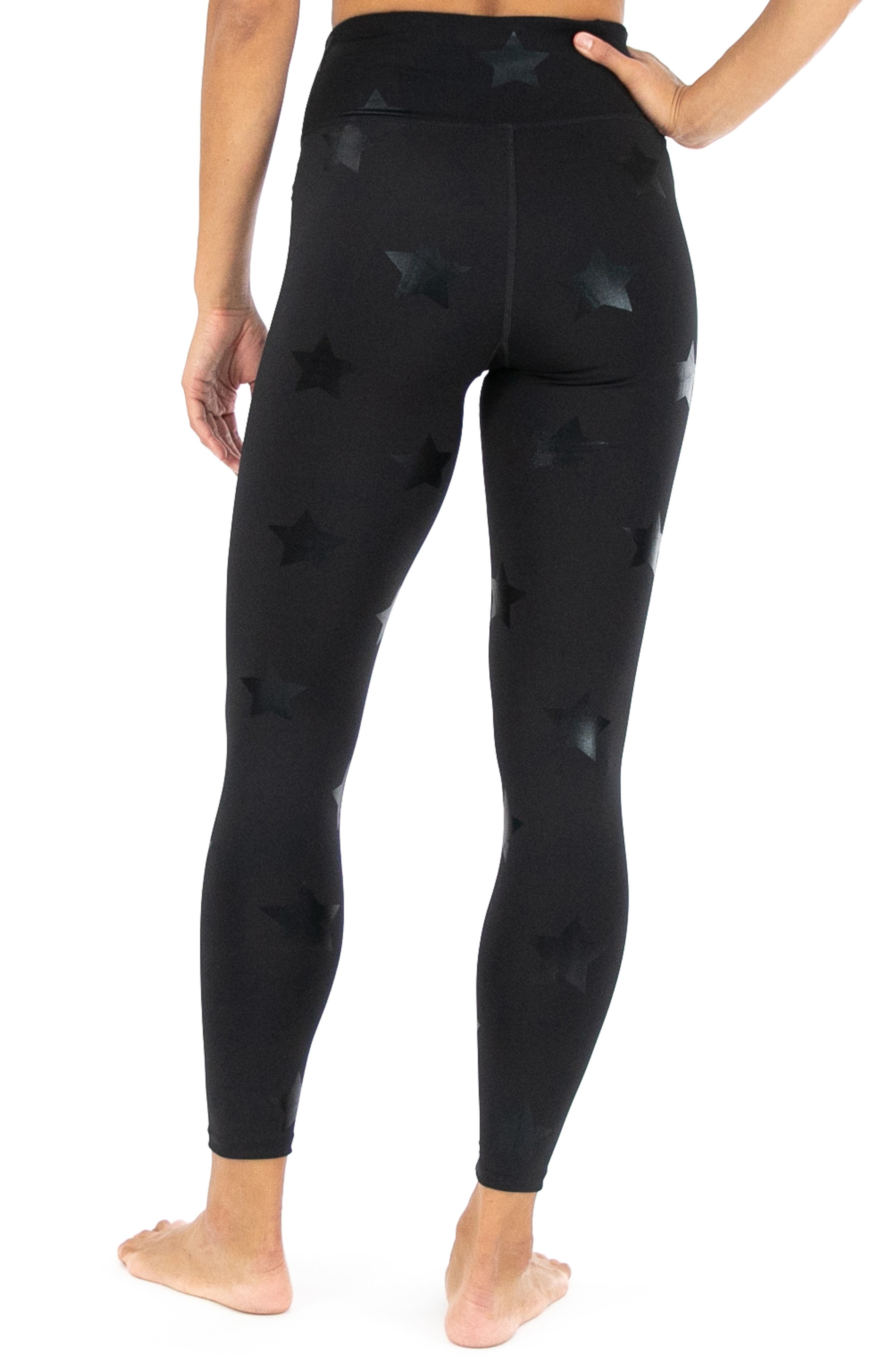 Nanette Lepore Play Star Print High Waist 7/8 Crop Leggings (Women ...