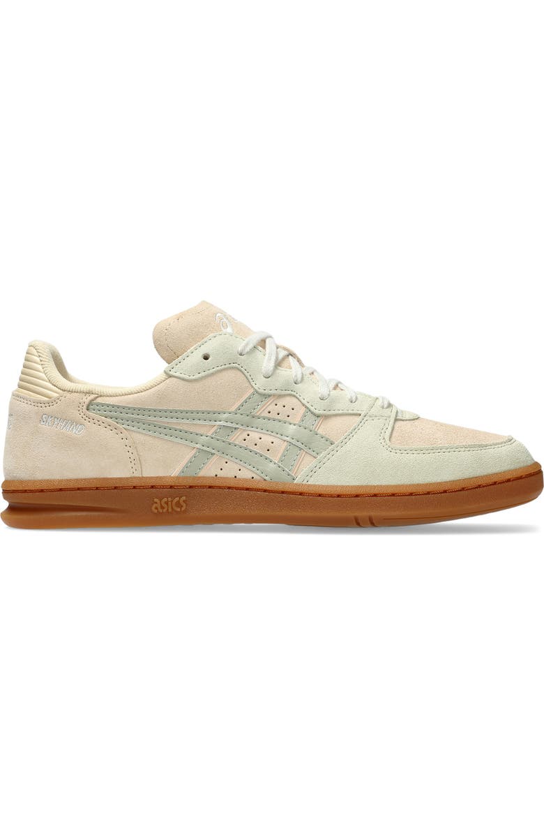 ASICS<sup
®</sup
Gender Inclusive Skyhand OG Sneaker, Alternate, color, Marzipan/ Dried Leaf Green