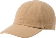 Amicale Wool & Cashmere Faux Shearling Lined Knit Baseball Cap