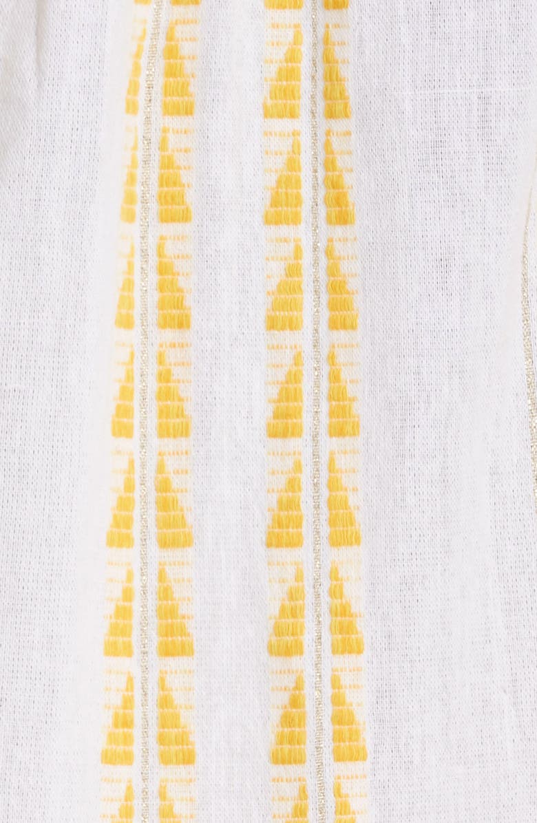 lemlem Abeba Plunge Neck Cover-Up Maxi Dress, Alternate, color,