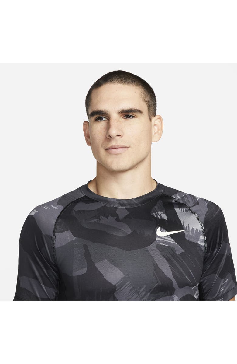 Nike Dri-FIT Slim Fit Camo T-Shirt, Alternate, color, 