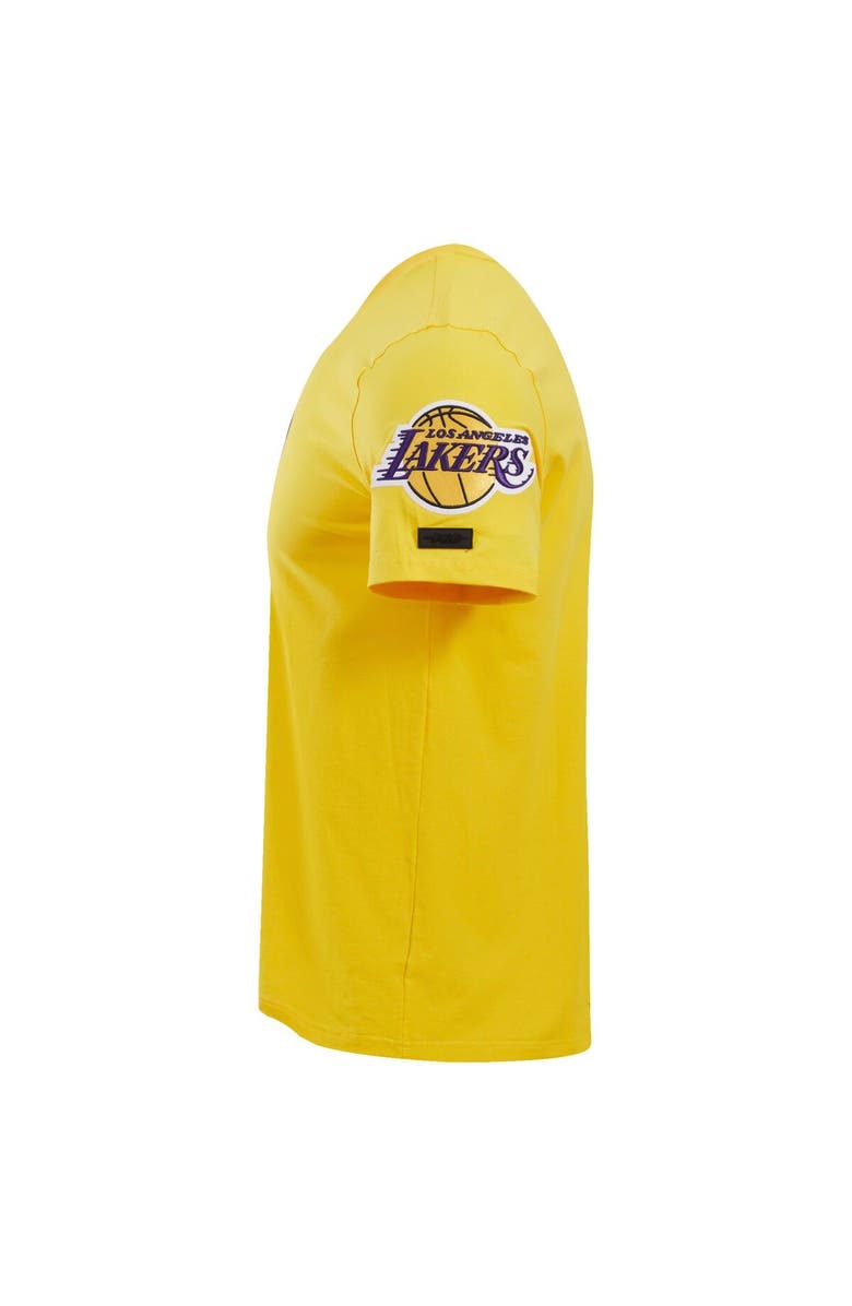 PRO STANDARD Men's Pro Standard LeBron James Gold Los Angeles Lakers #6 Caricature T-Shirt, Alternate, color, 