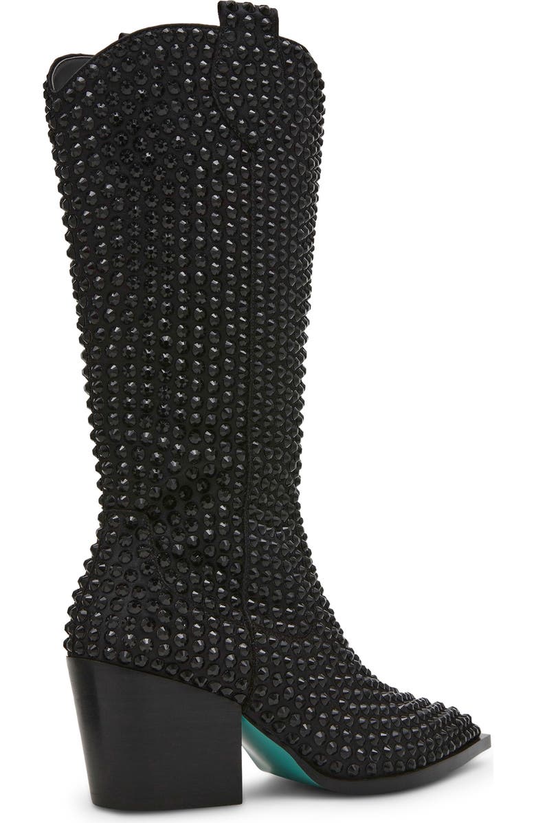 Betsey Johnson Randy Embellished Western Boot, Alternate, color,
