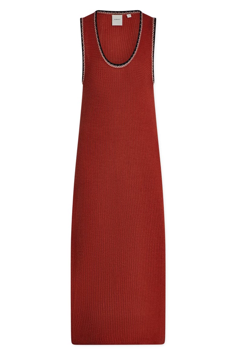 Mikel Knit Cotton Midi Dress, Alternate, color, BOSSA NOVA