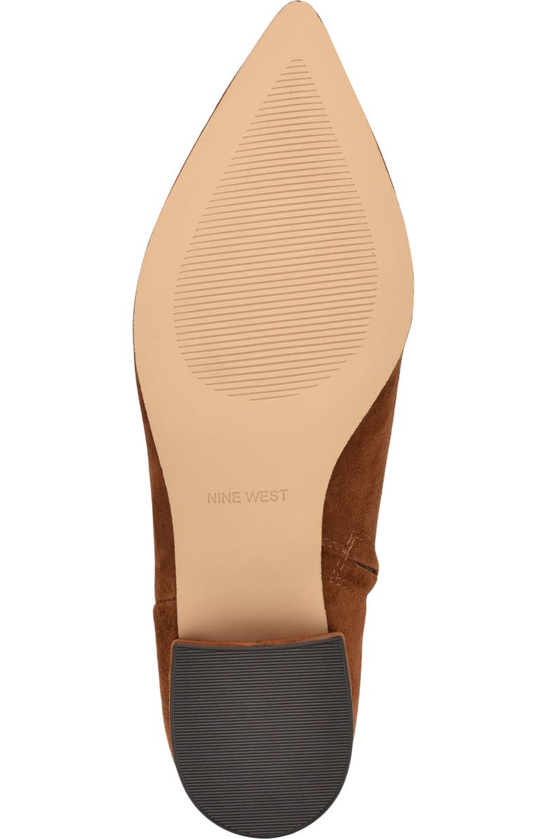 Nine West Maribu Pointed Toe Bootie, Alternate, color, Dark Natural