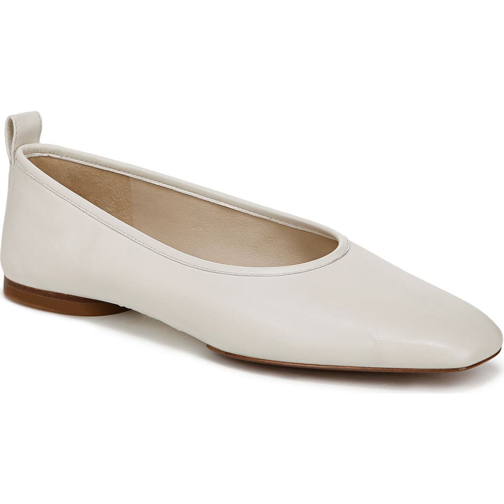 Vince Vivian Ballet Flat In Milk