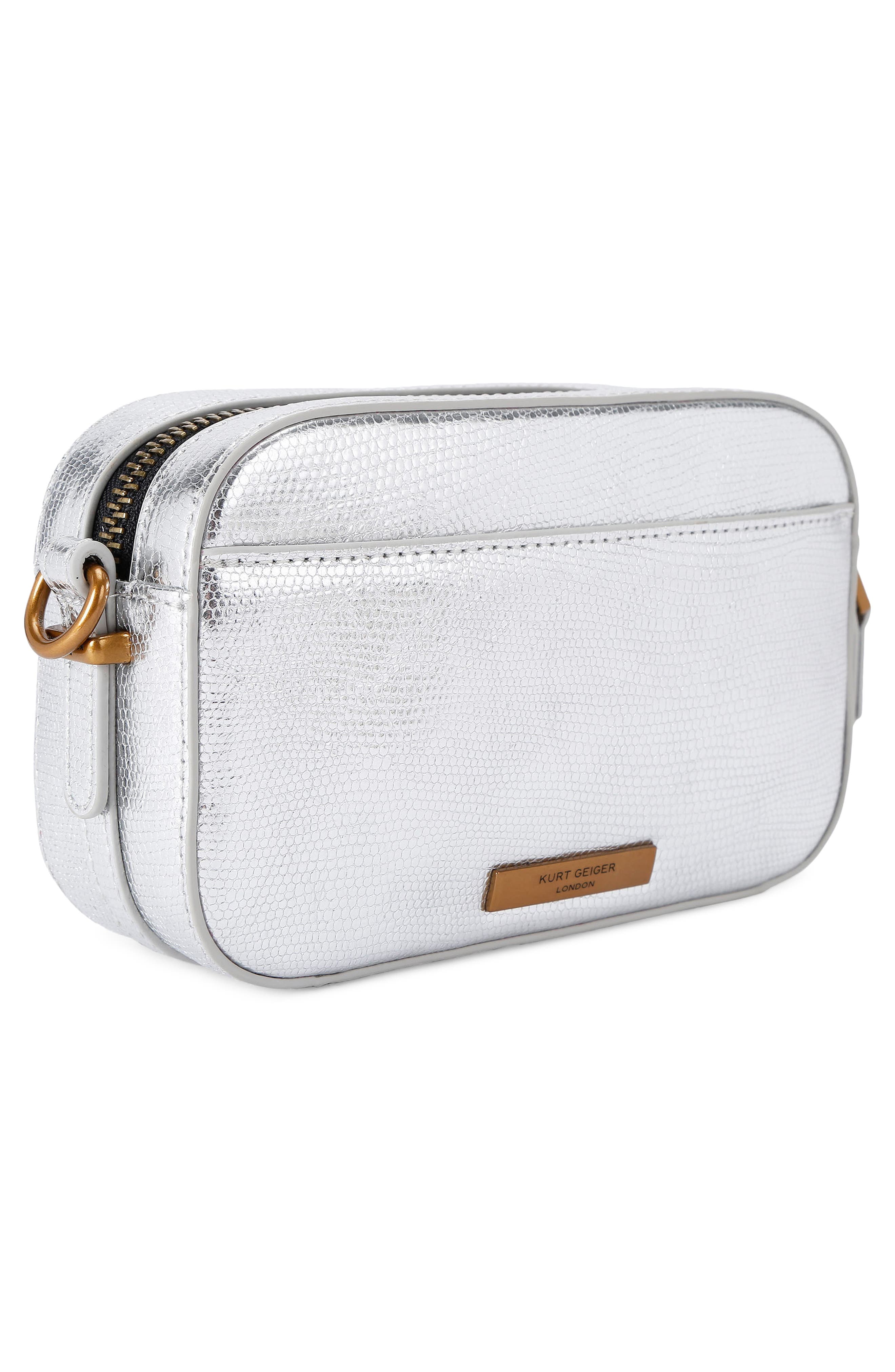 Kurt Geiger London Small Kensington Star Leather Camera Bag, Alternate, color, 