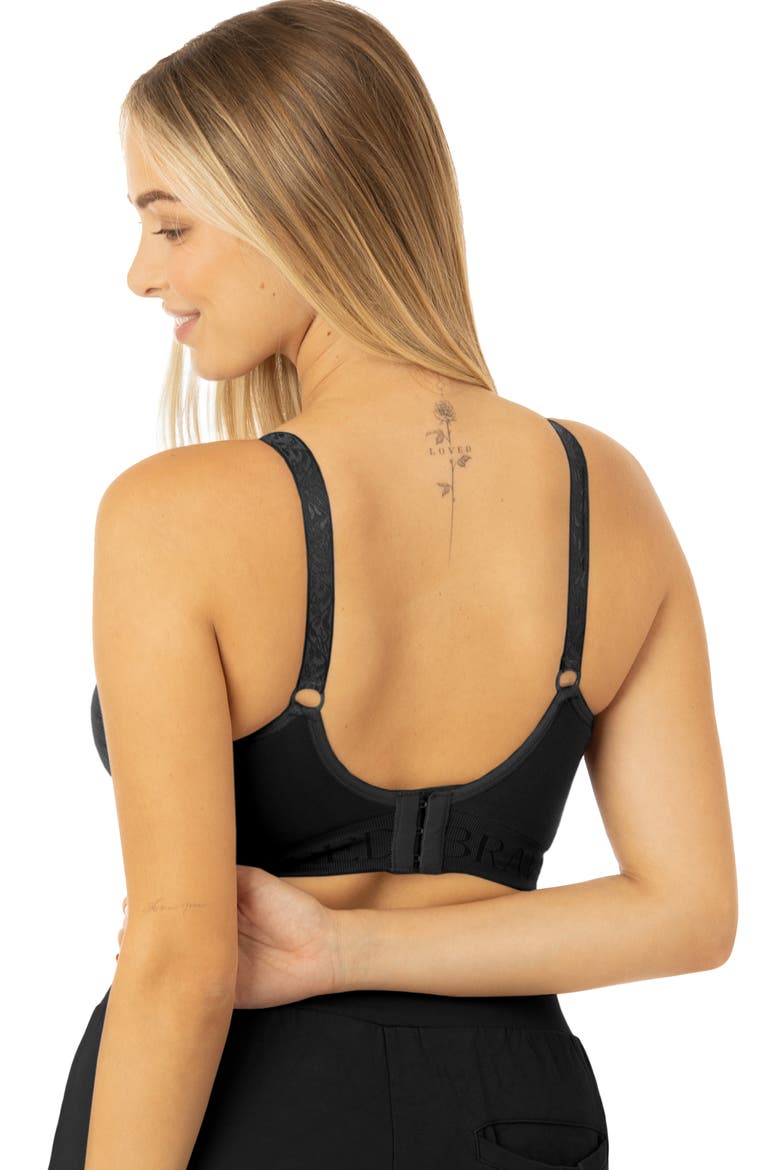 Sublime Hands-Free Pumping/Nursing Bra, Alternate, color, BLACK