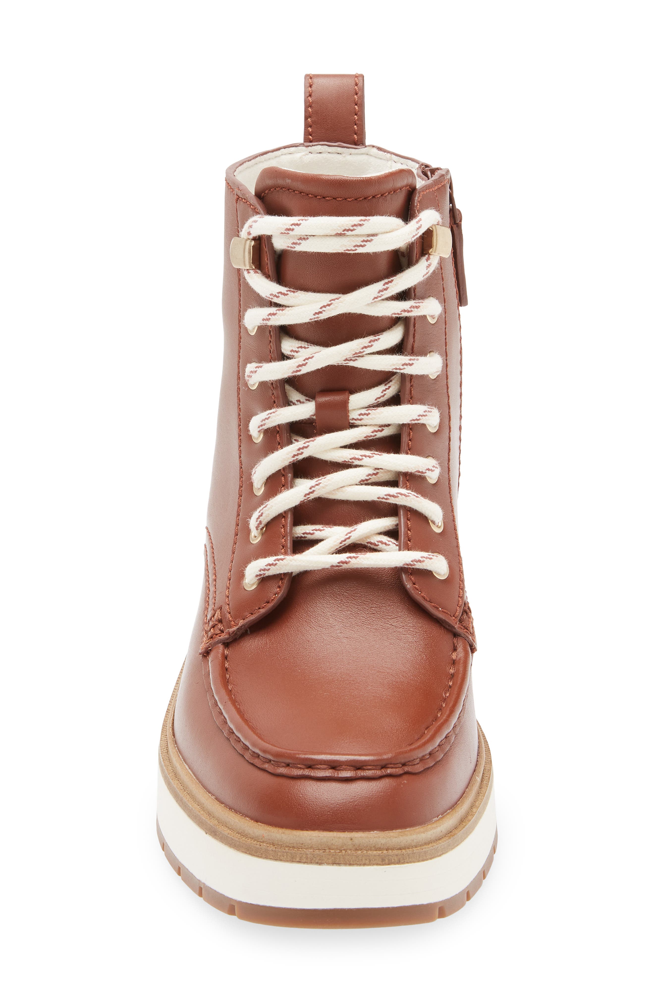 Cole Haan Zerogrand Cityquest Waterproof Wedge Bootie, Alternate, color, Ivory/ Brown