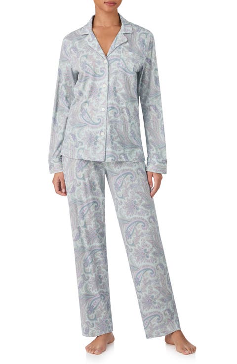 Print Cotton Blend Pajamas