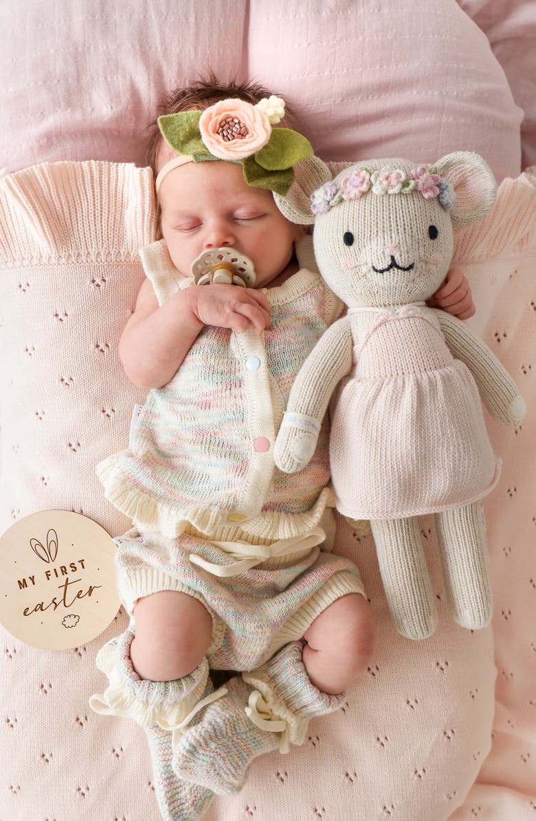cuddle+kind Little Emma the Mouse Stuffed Animal, Alternate, color, Pink