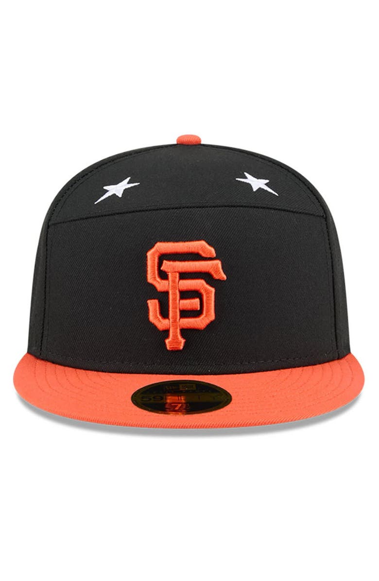 New Era Men's New Era Black/Orange  San Francisco Giants 2025 MLB All-Star Game Side Patch 59FIFTY Fitted Hat, Alternate, color, 