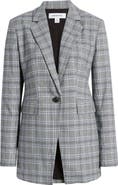 Nordstrom Glen Plaid One-Button Blazer