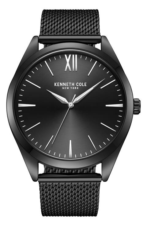 Classic Mesh Strap Watch, 44mm